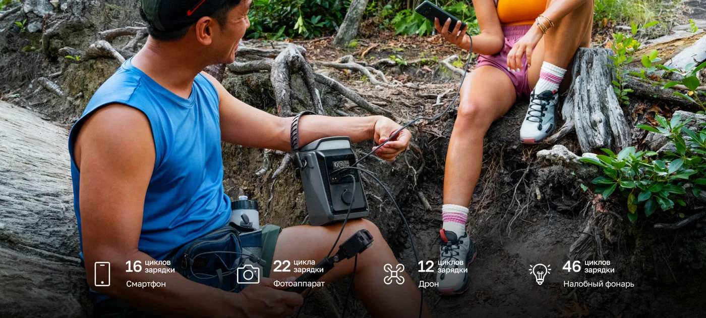Портативная зарядная станция EcoFlow TRAIL Plus 300 DC (288 Втч) — материал 7