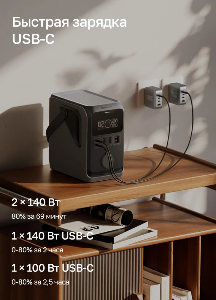 Портативная зарядная станция EcoFlow TRAIL 300 DC (288 Втч) — материал 13