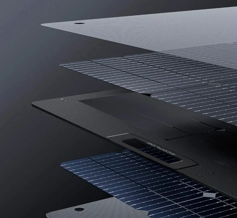 Cолнечная панель складная облегченная двусторонняя EcoFlow 220 Вт — материал 8