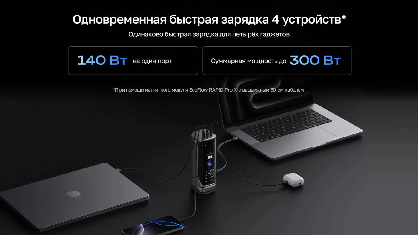 Повербанк EcoFlow RAPID Pro X (27650 мАч, 300 Вт) — материал 4