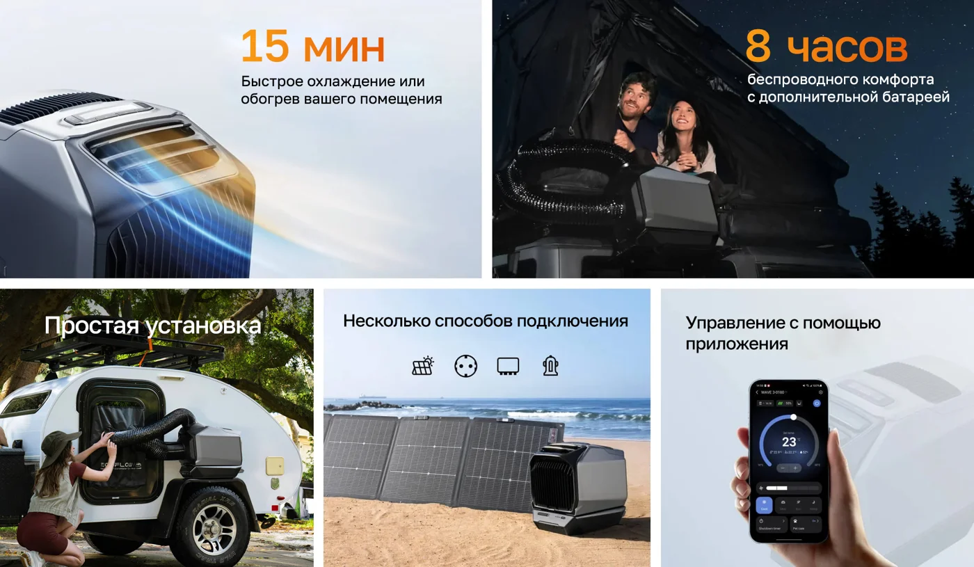 Портативный кондиционер EcoFlow Wave 3 — материал 1